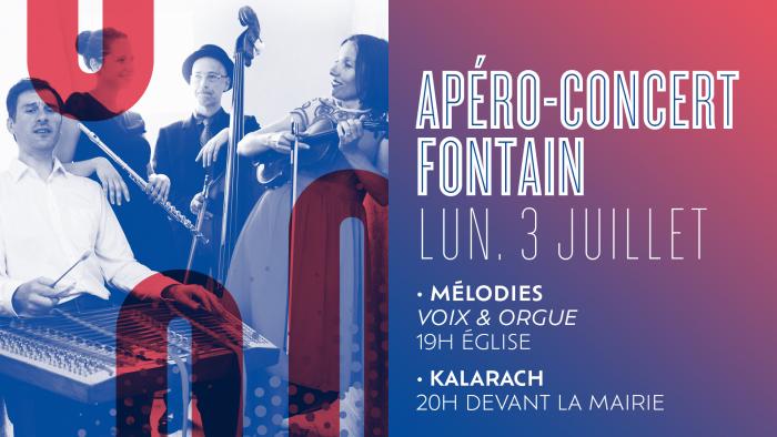 2 CONCERTS à FONTAIN